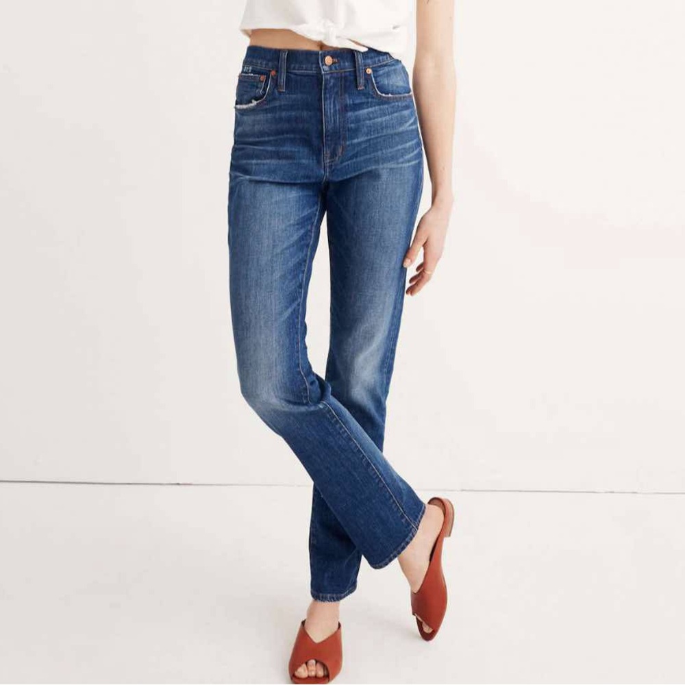 Madewell High Rise Slim Boyjean